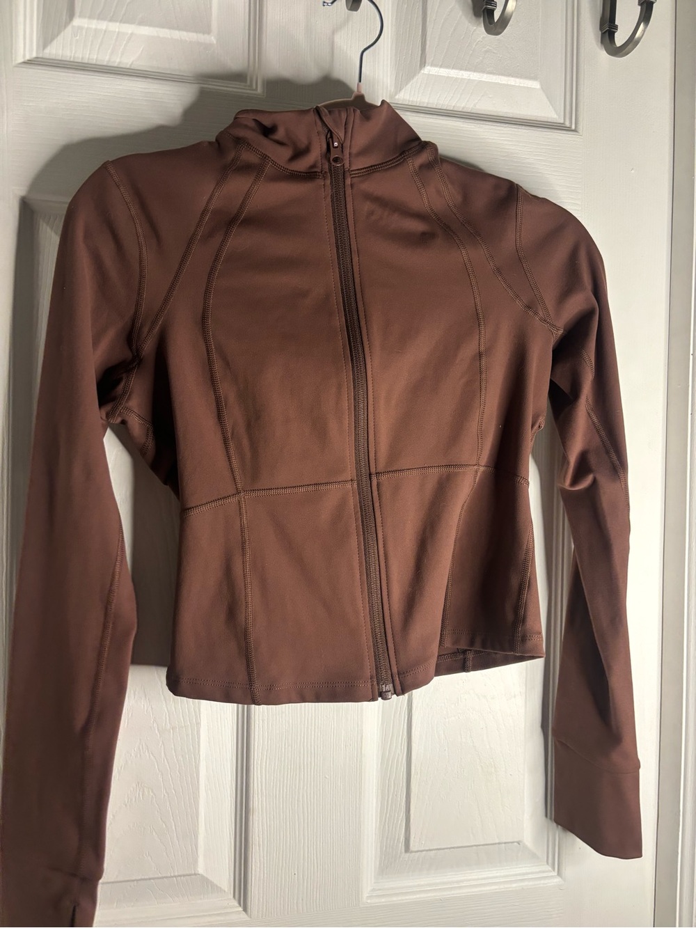 Women’s Brown Zip-Up Jacket